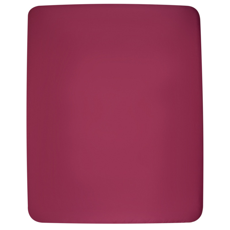 ARDESTO Flat bed sheet Mix&Match, sateen, berry, 180x240cm, 100% cotton (ART1824FSR)