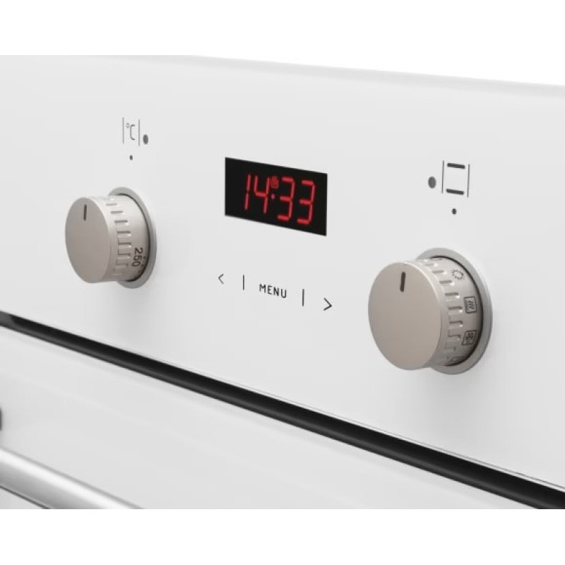 Hansa Oven electrical, 65L, A, display, convection, white (BOEW68438)