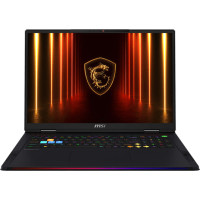 MSI Ноутбук MSI Raider 18 HX AI A2XWIG-251UA 18  UHD+, Intel U9-285HX, 64GB, F2TB, NVD5080-16, W11, чорний (9S7-182462-251)