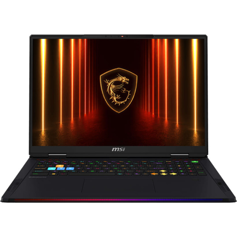 MSI Ноутбук MSI Raider 18 HX AI A2XWIG-251UA 18  UHD+, Intel U9-285HX, 64GB, F2TB, NVD5080-16, W11, чорний (9S7-182462-251)