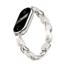 Ремешок для фитнес браслета Armorstandart Chain Wristband для Xiaomi Smart Band 10/9/8 Silver (ARM86889)