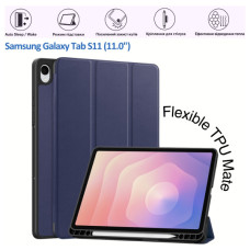 Чехол для планшета BeCover Flexible TPU Mate Samsung Galaxy Tab S11 (SM-X730/X736) 11.0" Deep Blue (715579)