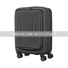 Wenger Валіза Wenger Skyon Hardside Carry-On, мала, з відсіком для н/б 16", полікарбонат, TSA, 4 колеса, розширення, USB, сірий (653564)