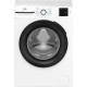 Beko WM Beko front load, 7kg, 1200, B, 50cm, display, invertor, steam, white (BM1WFSU37233WB)