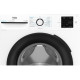 Beko WM Beko front load, 7kg, 1200, B, 50cm, display, invertor, steam, white (BM1WFSU37233WB)