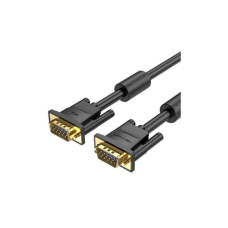 Кабель мультимедийный VGA M to VGA M 25.0m ferrite black Vention (DAEBS)
