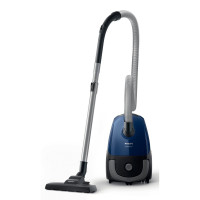 Philips Пылесос мешковой PowerGO, 750Вт, 3л, НЕРА, синий (FC8240/09)