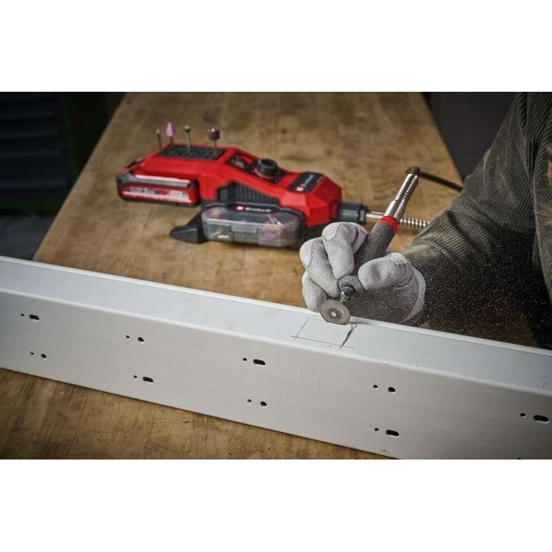 Einhell Cordless engraver TE-MT 18/34 Li-Solo, PXC, 18V, 5000-34000rpm, flexible shaft 92cm, 1.4kg, (without battery and battery) (4419360)