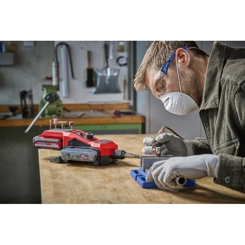 Einhell Cordless engraver TE-MT 18/34 Li-Solo, PXC, 18V, 5000-34000rpm, flexible shaft 92cm, 1.4kg, (without battery and battery) (4419360)