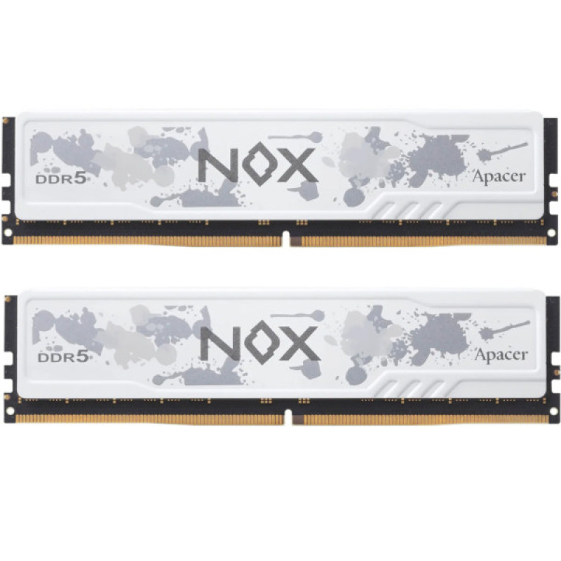 Модуль памяти для компьютера DDR5 32GB (2x16GB) 5600 MHz NOX White Apacer (AH5U32G56C522MWAA-2)