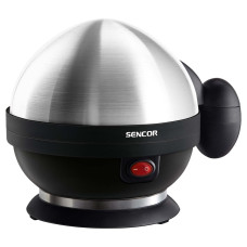 Sencor Egg cooker, 380W, mechanical control, 3 programs, stainless steel, plastic, black (SEG720BS)