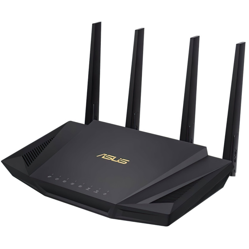 ASUS Router RT-AX58U v2 AX3000, 4xGE LAN, 1xGE WAN, 1xUSB3.1, MESH (90IG06Q0-MO3B00)