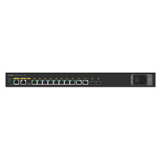 NETGEAR Комутатор M4250-10G2F-POE+ (GSM4212P) 10xGE (8xPoE), 2xSFP, 125Вт, AV Line, Керований L2 (GSM4212P-100EUS)