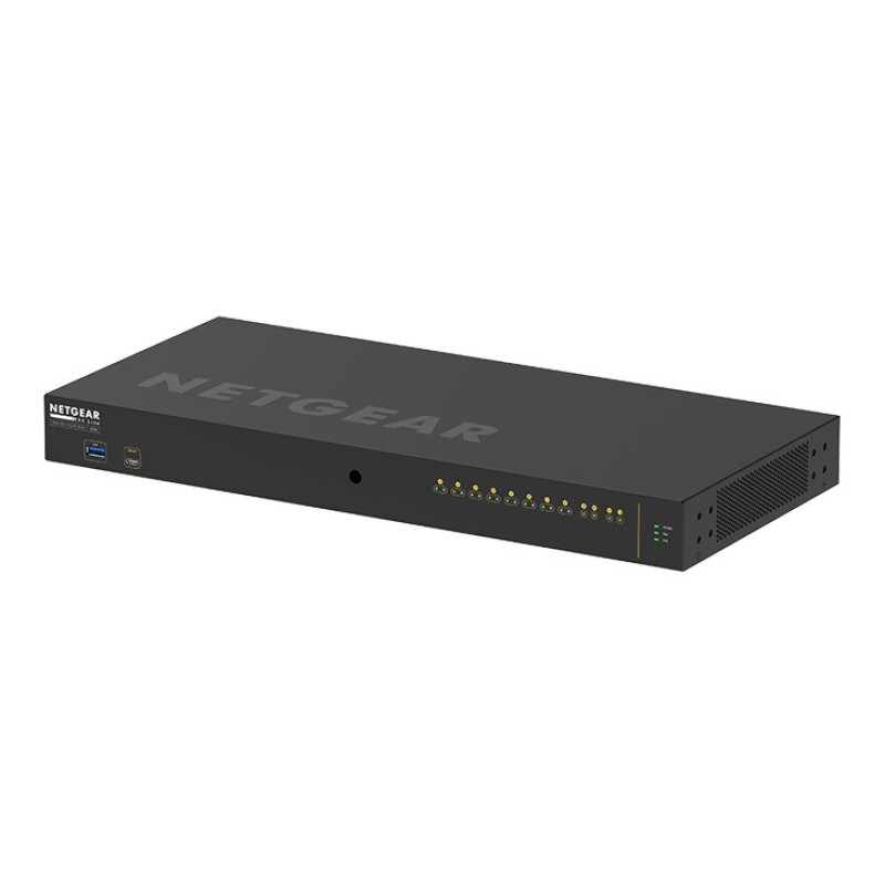 NETGEAR Комутатор M4250-10G2F-POE+ (GSM4212P) 10xGE (8xPoE), 2xSFP, 125Вт, AV Line, Керований L2 (GSM4212P-100EUS)