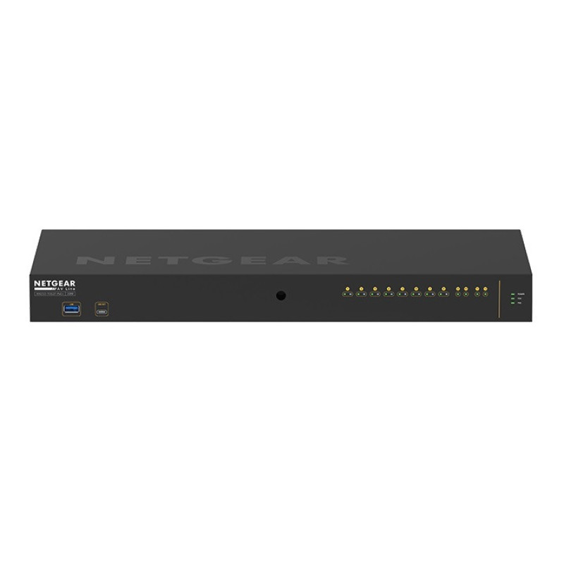 NETGEAR Комутатор M4250-10G2F-POE+ (GSM4212P) 10xGE (8xPoE), 2xSFP, 125Вт, AV Line, Керований L2 (GSM4212P-100EUS)