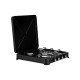 ARDESTO Gas Cooktop GTC-NS4014B, gas type LPG, 4 alum. burners, enamel body, painted grid, top lid, color: black