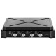 ARDESTO Gas Cooktop GTC-NS4014B, gas type LPG, 4 alum. burners, enamel body, painted grid, top lid, color: black