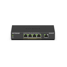 NETGEAR Коммутатор GS305Pv2 4xGE PoE+ (63Вт), 1xGE, неуправляемый (GS305P-300EUS)