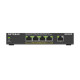 NETGEAR Коммутатор GS305Pv2 4xGE PoE+ (63Вт), 1xGE, неуправляемый (GS305P-300EUS)