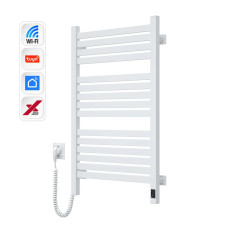 Navin Рушникосушка електрична Авангард Х, 800х480х71мм, Wi-Fi, сталь, білий, ліве підключення (12-172155-4880)