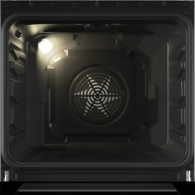 Gorenje Плита Gorenje комбінована, 70л, 50x60см, метал. кришка, дисплей, IconLed, емальовані, білий (GK5C63WH)