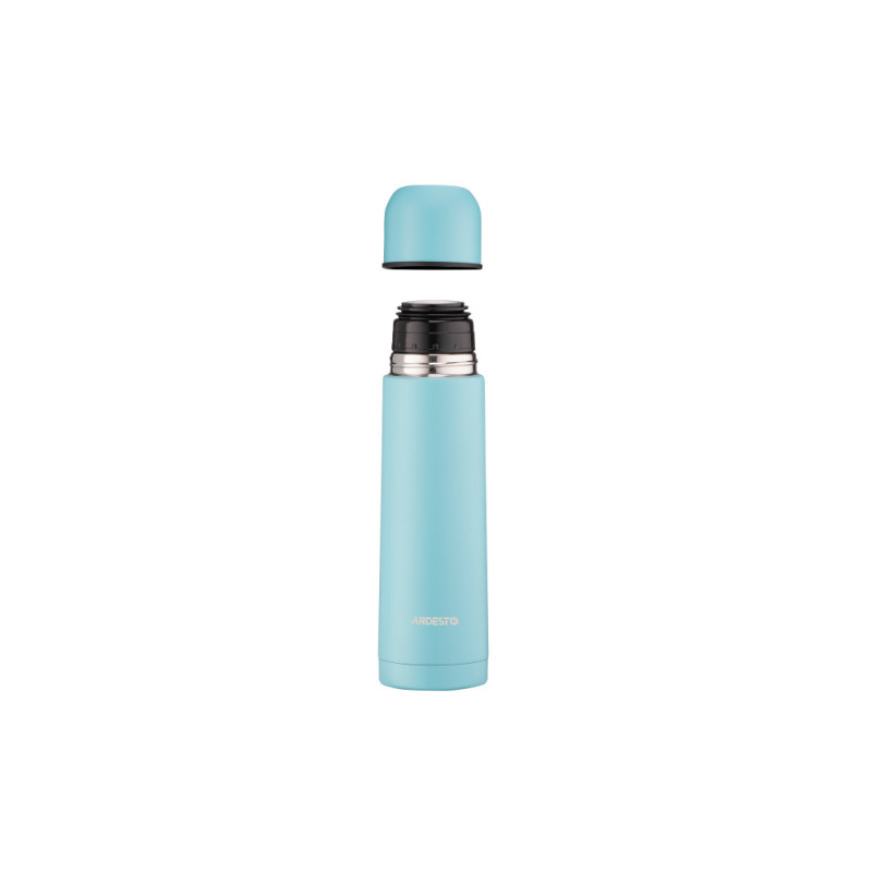 ARDESTO Thermal Bottle Bright City 500 ml, blue, stainless steel (AR2650BL)