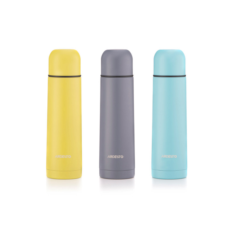 ARDESTO Thermal Bottle Bright City 500 ml, blue, stainless steel (AR2650BL)