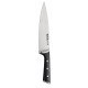 Tefal Set of knives Ice Force, wooden deck, 7pcs, wood, plastic, stainless steel, black (K232S704)