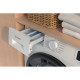 Indesit WM front load, 8kg, 1200, A+++, 54.6cm, display, steam, invertor, black door, white (IM812BMYTIMEUA)