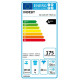 Indesit WM front load, 8kg, 1200, A+++, 54.6cm, display, steam, invertor, black door, white (IM812BMYTIMEUA)