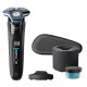 Philips electric shaver rotary, razor head-4, Li-Ion, dry+wet, charge indicator, trimmer, case, black (S7886/55)