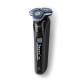 Philips electric shaver rotary, razor head-4, Li-Ion, dry+wet, charge indicator, trimmer, case, black (S7886/55)