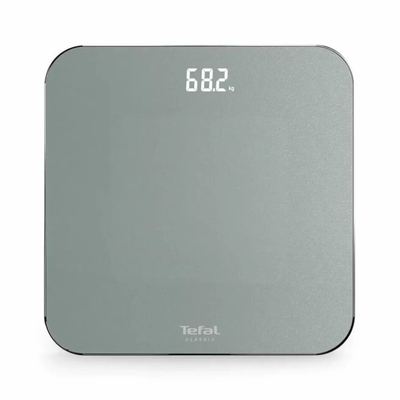 Tefal Ваги Tefal підлогові Classic, 180кг, AAAx3 в комплекті, скло, сірий (PP1903V0)