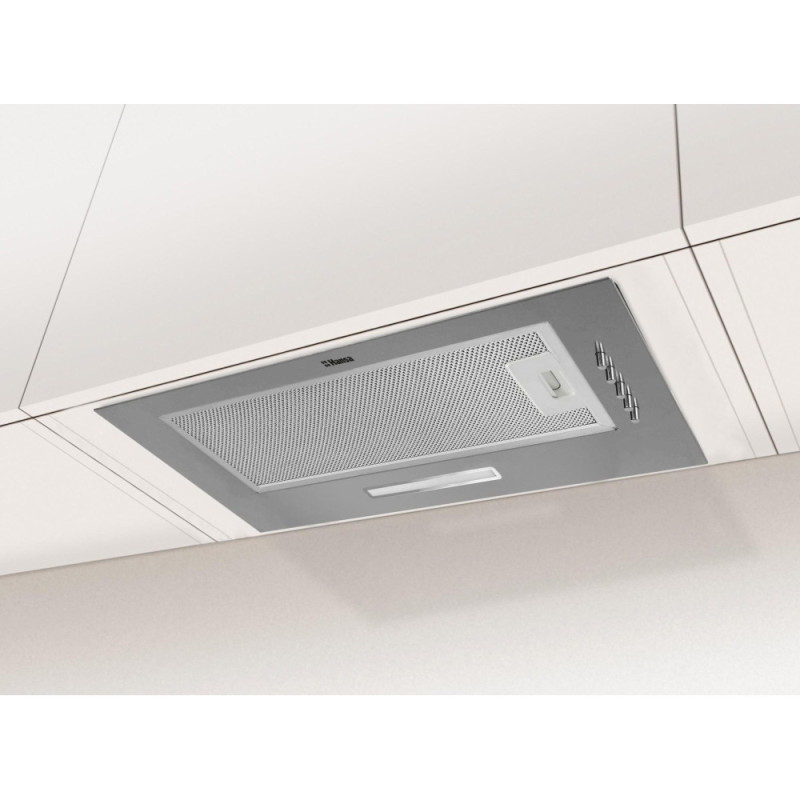 Hansa hood integrated, 55cm, 400m3h, silver (OMP6211IH)