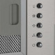 Hansa hood integrated, 55cm, 400m3h, silver (OMP6211IH)