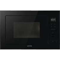 Gorenje Мікрохвильова піч Gorenje вбудовувана, 25л, електр. управл., 900Вт, гриль, дисплей, чорний (BM251M2BG)