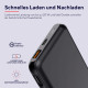 Trust Акумулятор портативний літій-іонний power bank Trust Redoh, 10000мА·год, USB-A/2хUSB-C, 18W, QC 3.0, PD, чорний (24879_TRUST)
