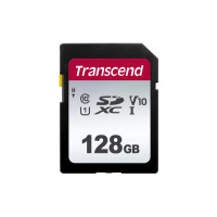 Карта памяти Transcend 128GB SDXC class 10 UHS-I U1 V10 (TS128GSDC300S)