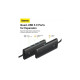 Концентратор Baseus USB 3.0 to 4xUSB 3.0 1.0m black (WKQX030101)