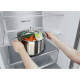 LG ref with bottom freezer, 203x60x68, ref-277l, freez.-110l, 2doors, A++, NF, inv, display ext, fresh zone, Metal Fresh, silver (GC-B509FNPW)