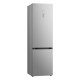 LG ref with bottom freezer, 203x60x68, ref-277l, freez.-110l, 2doors, A++, NF, inv, display ext, fresh zone, Metal Fresh, silver (GC-B509FNPW)