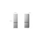 LG ref with bottom freezer, 203x60x68, ref-277l, freez.-110l, 2doors, A++, NF, inv, display ext, fresh zone, Metal Fresh, silver (GC-B509FNPW)