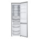 LG ref with bottom freezer, 203x60x68, ref-277l, freez.-110l, 2doors, A++, NF, inv, display ext, fresh zone, Metal Fresh, silver (GC-B509FNPW)