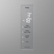 LG ref with bottom freezer, 203x60x68, ref-277l, freez.-110l, 2doors, A++, NF, inv, display ext, fresh zone, Metal Fresh, silver (GC-B509FNPW)