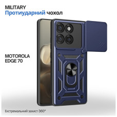 Чехол для мобильного телефона BeCover Military Motorola Edge 70 Blue (715530)