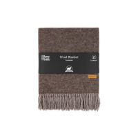 ARDESTO Blanket Leonardo Doubleface, 140x200cm, 100% wool, taupe-brown (ART0404LD)