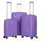2E Suitcase Small, Aero, polypropylen, 35/44 L, TSA, 4 wheels, EXP, lavender (2E-SPP-AERO-S-LV)