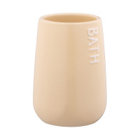 ARDESTO Toothbrush tumbler Prestigio 8.5x12cm, dolomite, beige (ARHB3105EB)