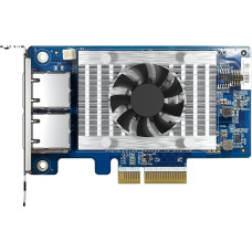 QNAP Сетевая карта Dual-port RJ45 10GbE PCIe Gen3 x4 (QXG-10G2T-X710)