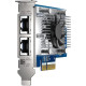 QNAP Сетевая карта Dual-port RJ45 10GbE PCIe Gen3 x4 (QXG-10G2T-X710)